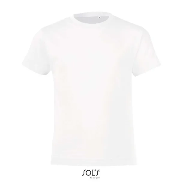 SOL'S REGENT  FIT KIDS - ROUND NECK T-SHIRT - SOL'S White