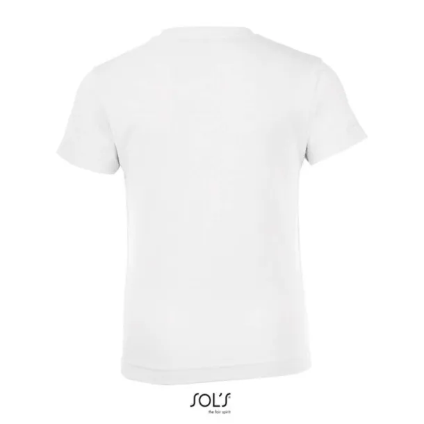 SOL'S REGENT Fit dječja majica s okruglim ovratnikom, 150 g/m2 - SOL'S Bijela
