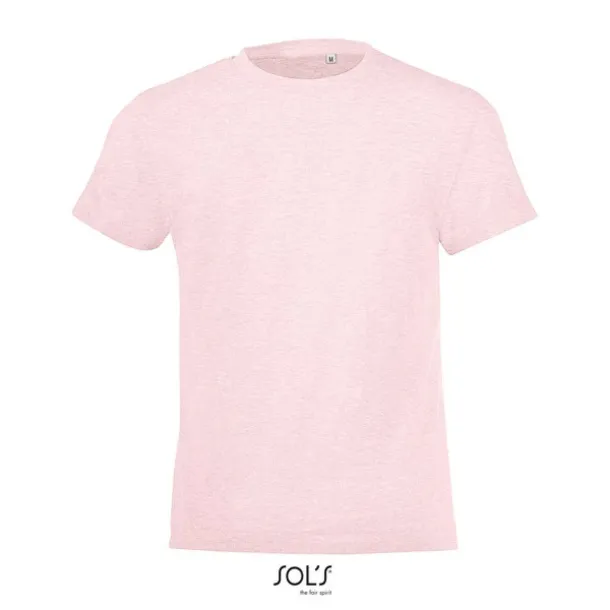 SOL'S REGENT  FIT KIDS - ROUND NECK T-SHIRT - SOL'S Heather Pink