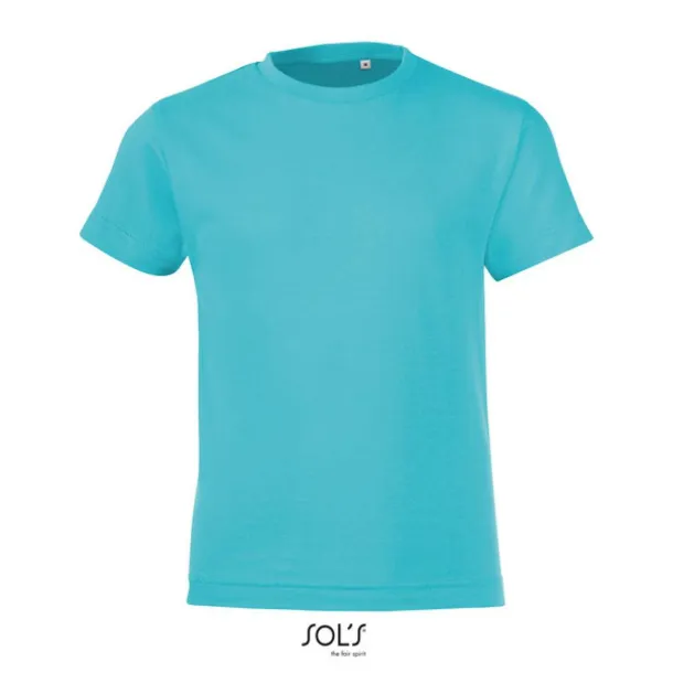 SOL'S REGENT Fit dječja majica s okruglim ovratnikom, 150 g/m2 - SOL'S Atoll Blue