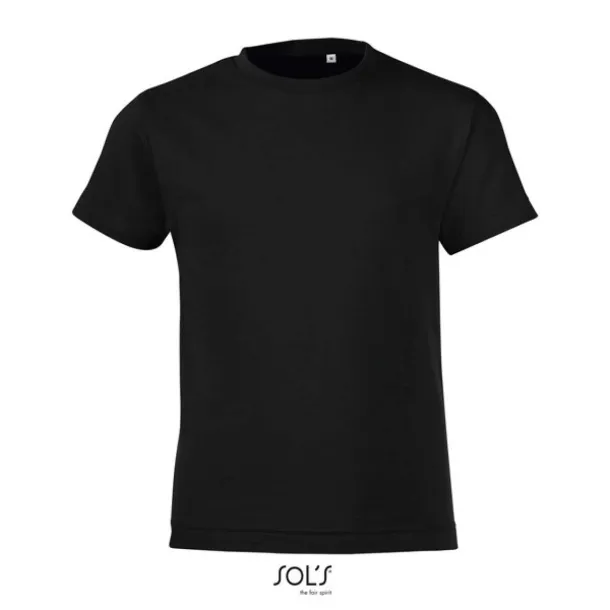 SOL'S REGENT Fit dječja majica s okruglim ovratnikom, 150 g/m2 - SOL'S Crna