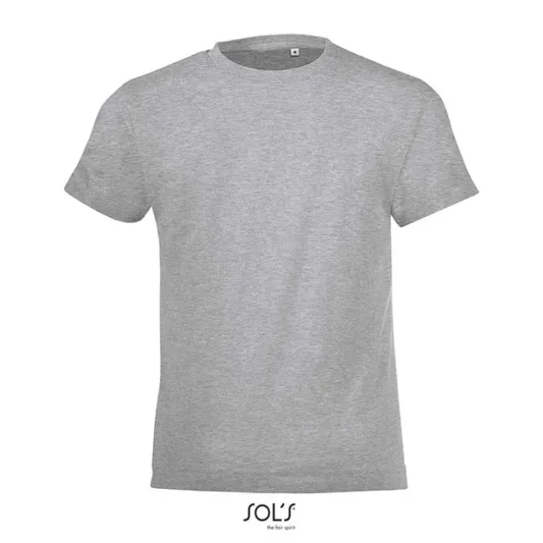 SOL'S REGENT Fit dječja majica s okruglim ovratnikom, 150 g/m2 - SOL'S Grey Melange