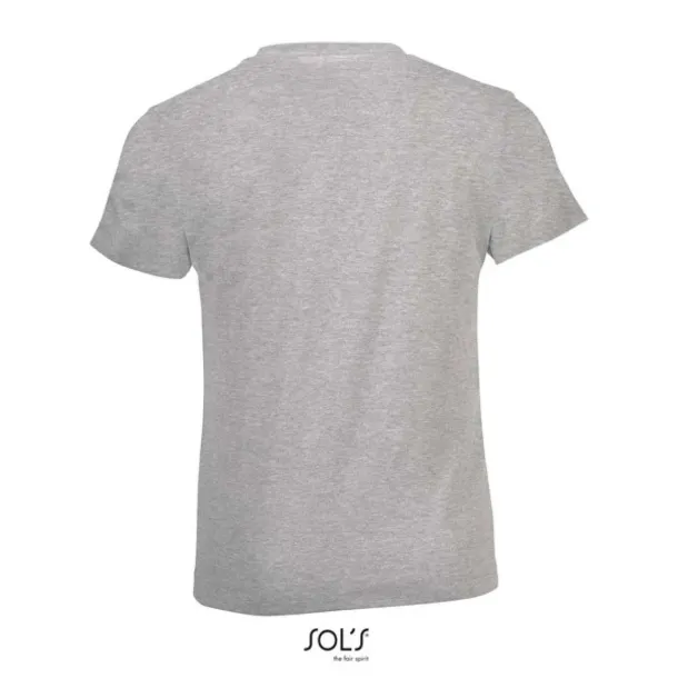 SOL'S REGENT Fit dječja majica s okruglim ovratnikom, 150 g/m2 - SOL'S Grey Melange