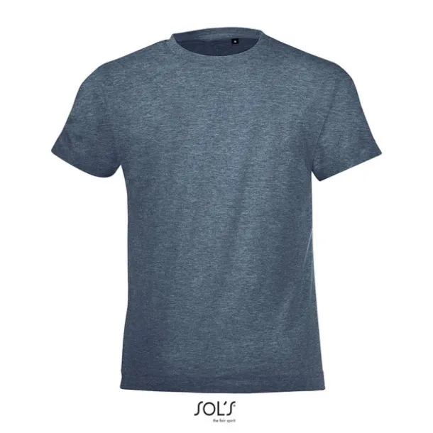 SOL'S REGENT  FIT KIDS - ROUND NECK T-SHIRT - SOL'S Heather Denim