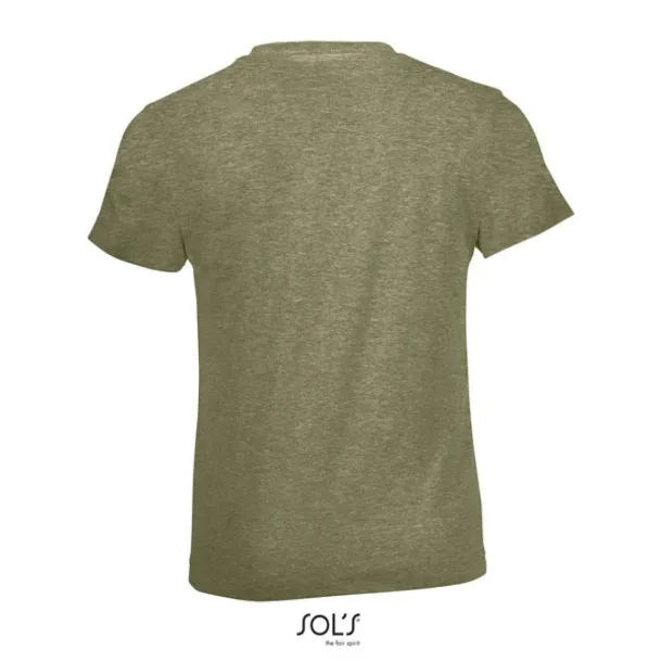 SOL'S REGENT Fit dječja majica s okruglim ovratnikom, 150 g/m2 - SOL'S Heather Khaki