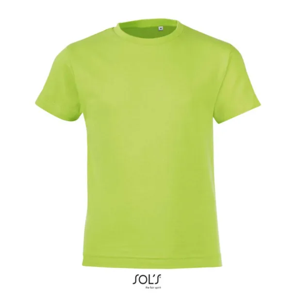 SOL'S REGENT Fit dječja majica s okruglim ovratnikom, 150 g/m2 - SOL'S Apple Green