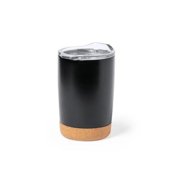  Travel mug 380 ml, cork detail black