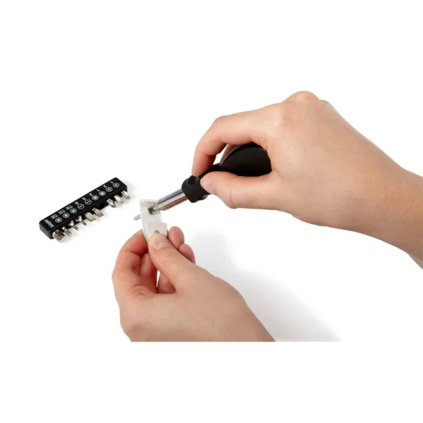  Tool set 20 el., screwdriver Crna