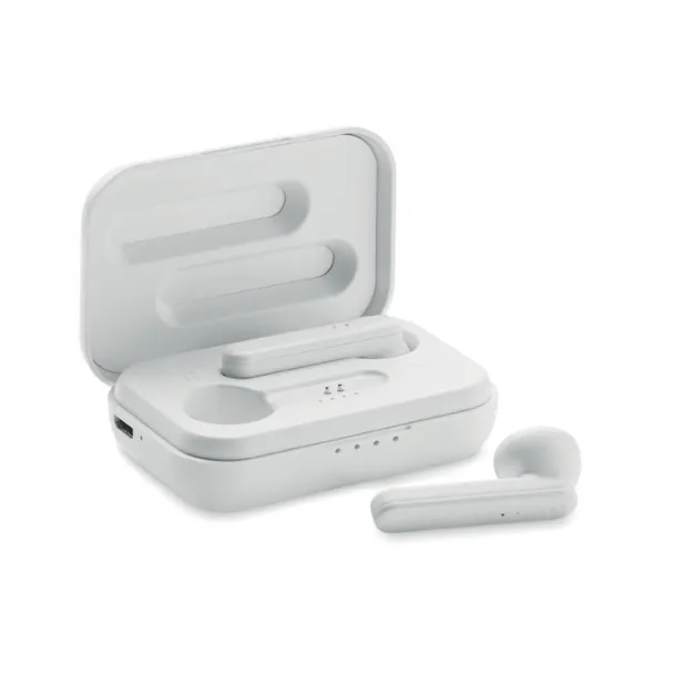 JAZZ TWS earbuds with charging base White