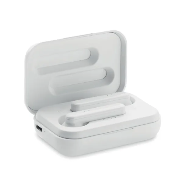 JAZZ TWS earbuds with charging base White