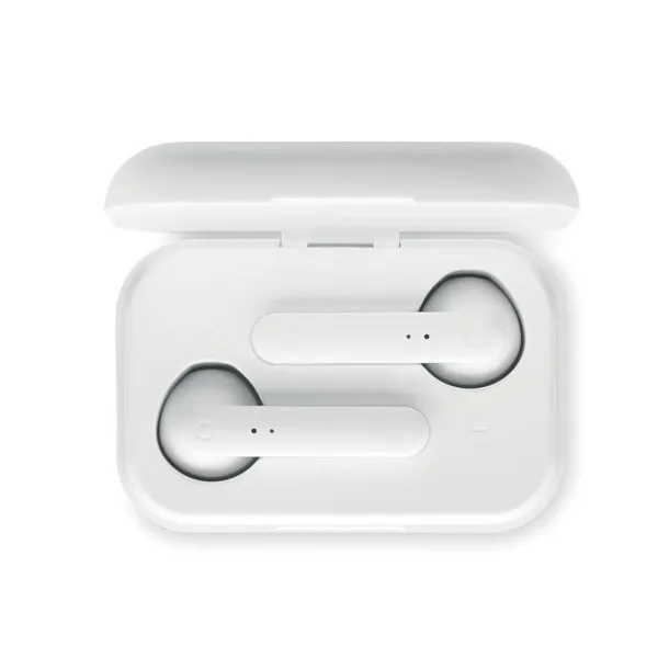 JAZZ TWS earbuds with charging base White