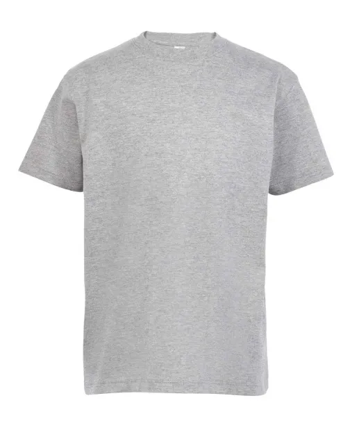  Dječja majica kratkih rukava s okruglim ovratnikom, 190 g/m2 - SOL'S Grey Melange