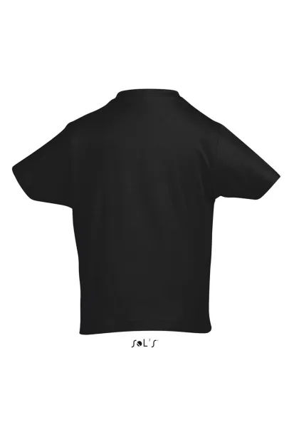  Dječja majica kratkih rukava s okruglim ovratnikom, 190 g/m2 - SOL'S Crna