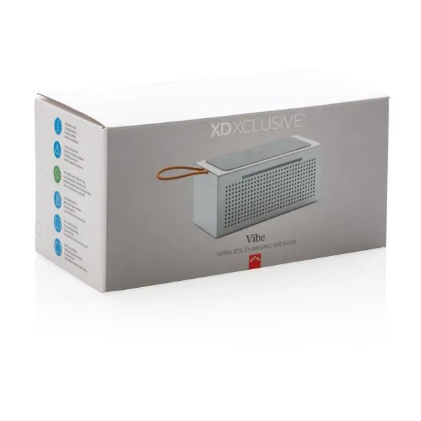  Vibe wireless charging speaker Grey