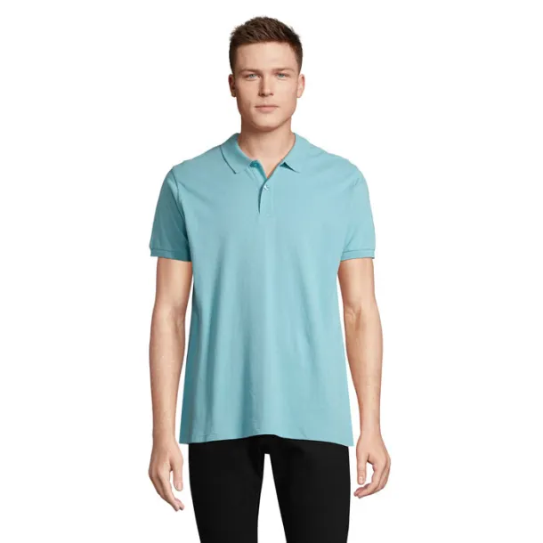 PLANET MEN POLO-170g Pool blue