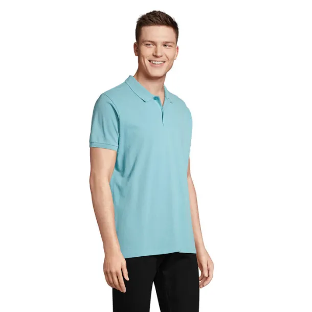 PLANET MEN POLO-170g Pool blue