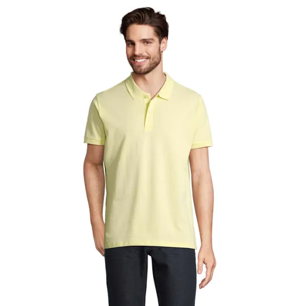 PLANET MEN POLO-170g light yellow