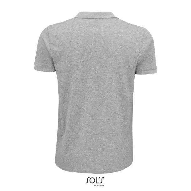 PLANET MEN POLO-170g Grey Melange