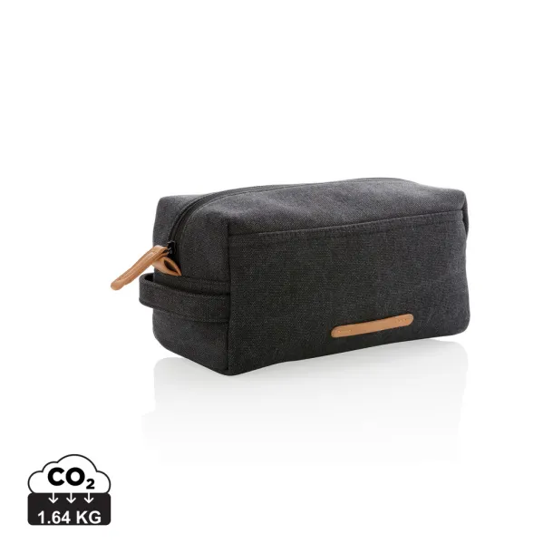  canvas toaletna torbica - XD Collection Crna 