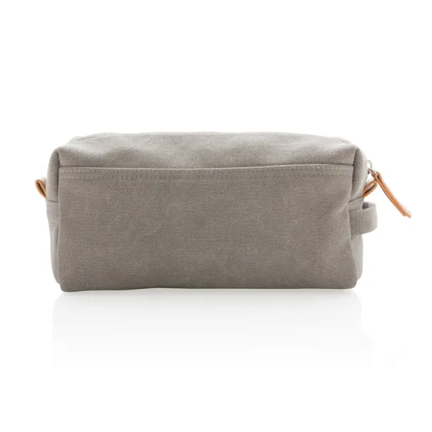  Canvas toiletry bag PVC free - XD Collection Grey 