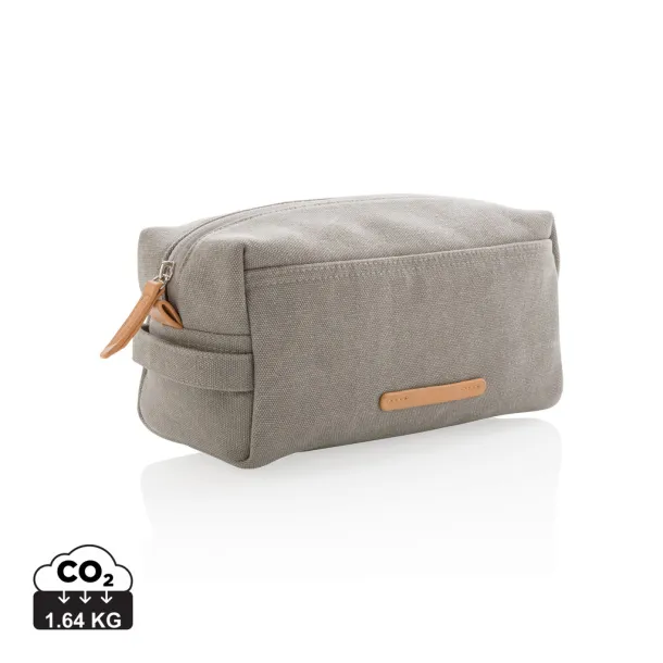  canvas toaletna torbica - XD Collection Siva 