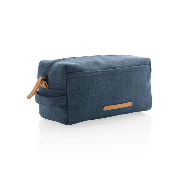  Canvas toiletry bag PVC free - XD Collection Blue 