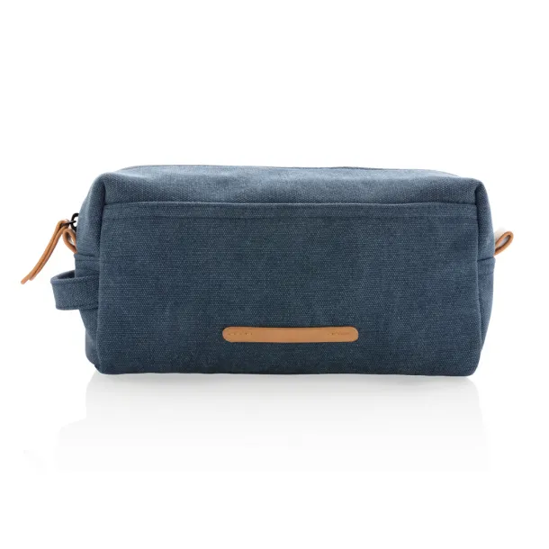  Canvas toiletry bag PVC free - XD Collection Blue 