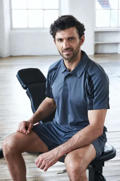  CONTRAST COOL POLO - Just Cool Crna Gold