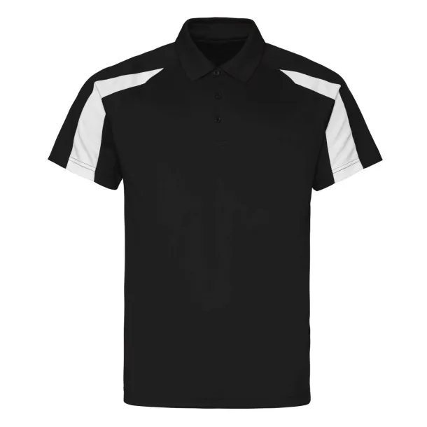  CONTRAST COOL POLO - Just Cool Jet Black Gold