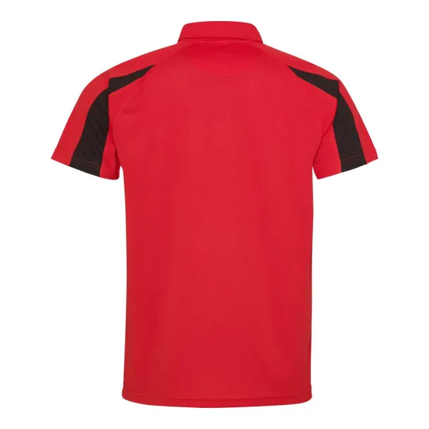  CONTRAST COOL POLO - Just Cool Red Jet Black