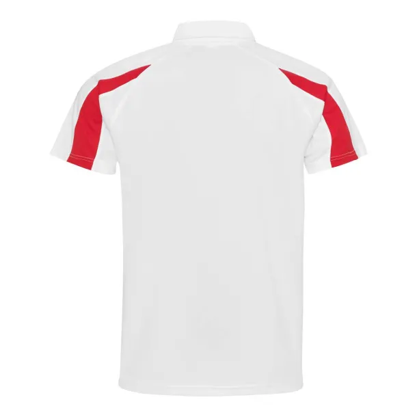  CONTRAST COOL POLO - Just Cool White Red