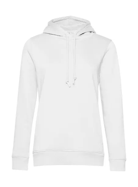  Ženski hoodie od organskog pamuka - B&C Bijela