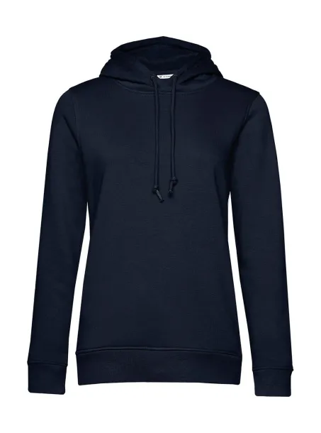  Ženski hoodie od organskog pamuka, 280 g/m² - B&C Mornarsko plava