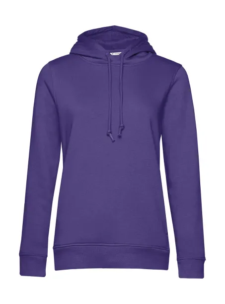  Ženski hoodie od organskog pamuka, 280 g/m² - B&C Radiant Purple