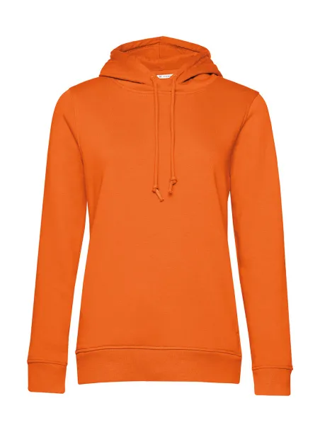  Ženski hoodie od organskog pamuka, 280 g/m² - B&C Pure Orange