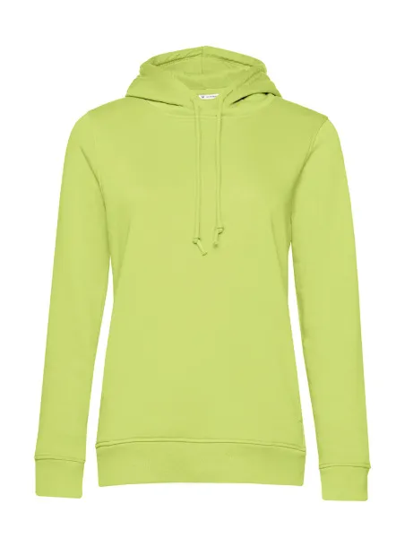  Ženski hoodie od organskog pamuka - B&C Lime