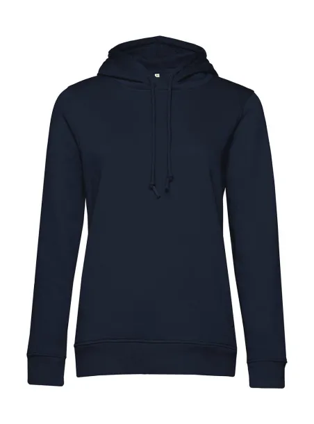  Ženski hoodie od organskog pamuka, 280 g/m² - B&C Mornarsko plava