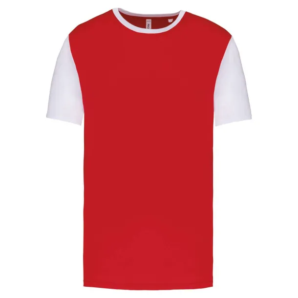  Dvobojna majica kratkih rukava, 140 g/m2 - Proact Sporty Red Crna