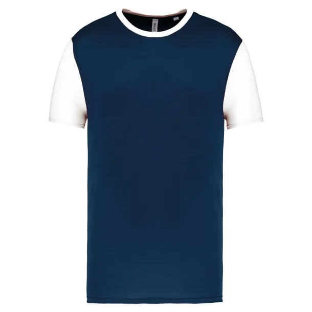  ADULTS' BICOLOUR SHORT-SLEEVED T-SHIRT - Proact Sporty Navy Sporty Red