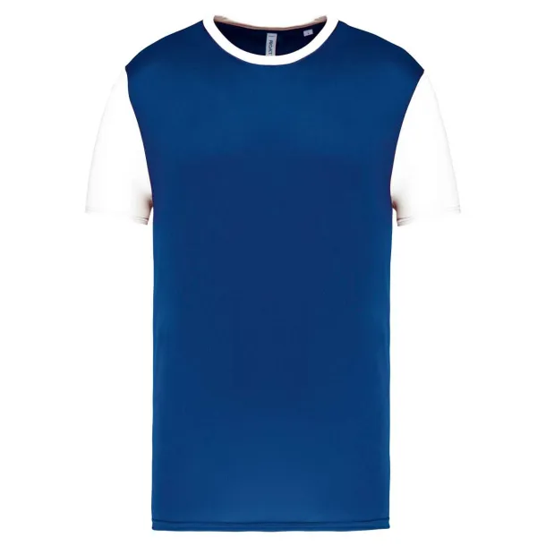  ADULTS' BICOLOUR SHORT-SLEEVED T-SHIRT - Proact Sporty Royal Blue Sporty Yellow