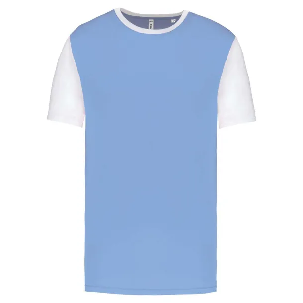  ADULTS' BICOLOUR SHORT-SLEEVED T-SHIRT - Proact Sky Blue White