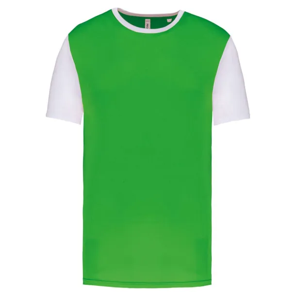  ADULTS' BICOLOUR SHORT-SLEEVED T-SHIRT - Proact Green White