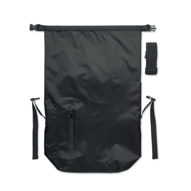 SCUBAROLL RPET vodootporni rolltop ruksak, 30L Crna