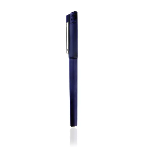  Gel ball pen with cap navy blue