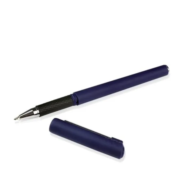  Gel ball pen with cap navy blue