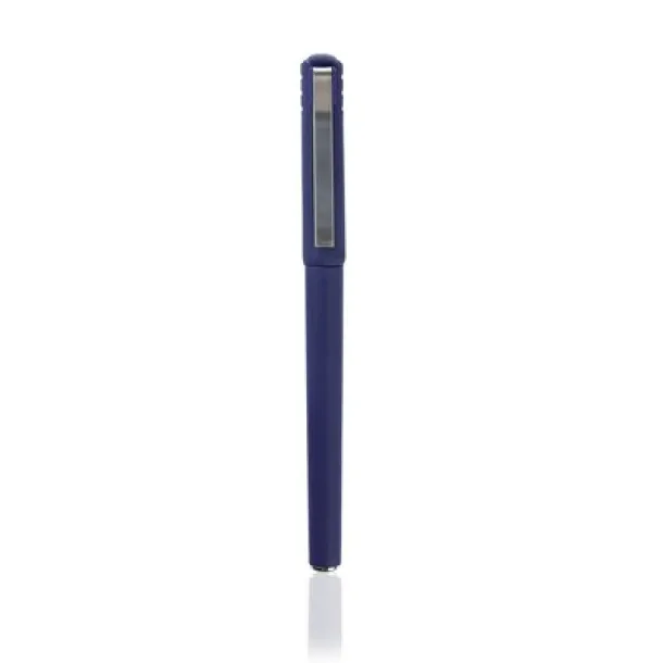  Gel ball pen with cap navy blue