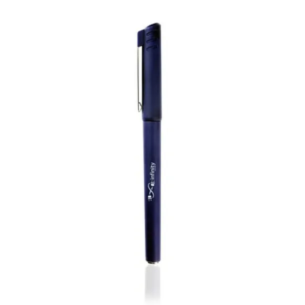  Gel ball pen with cap navy blue