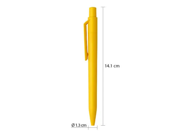 DOT C Maxema plastic ball pen - MAXEMA Yellow