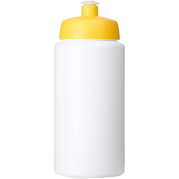 Baseline® Plus grip 500 ml sports lid sport bottle - Unbranded White Yellow