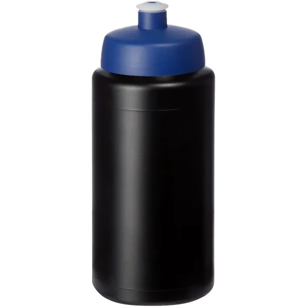 Baseline® Plus grip 500 ml sports lid sport bottle Solid black Blue